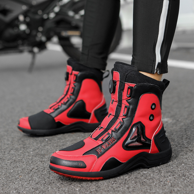 Cycling Shoes For Commute - 冬のファースタイルプロ防水通勤ブーツオフロードラリーオートバイシューズ男性女性のモト旅行アウトドアレジャーブーツ
