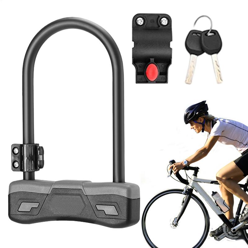 Cycling For Commute - オートバイロックバイクロックヘビーデューティ盗難防止サイクリング用品ラックハンドルバー通勤旅行屋外学校大人
