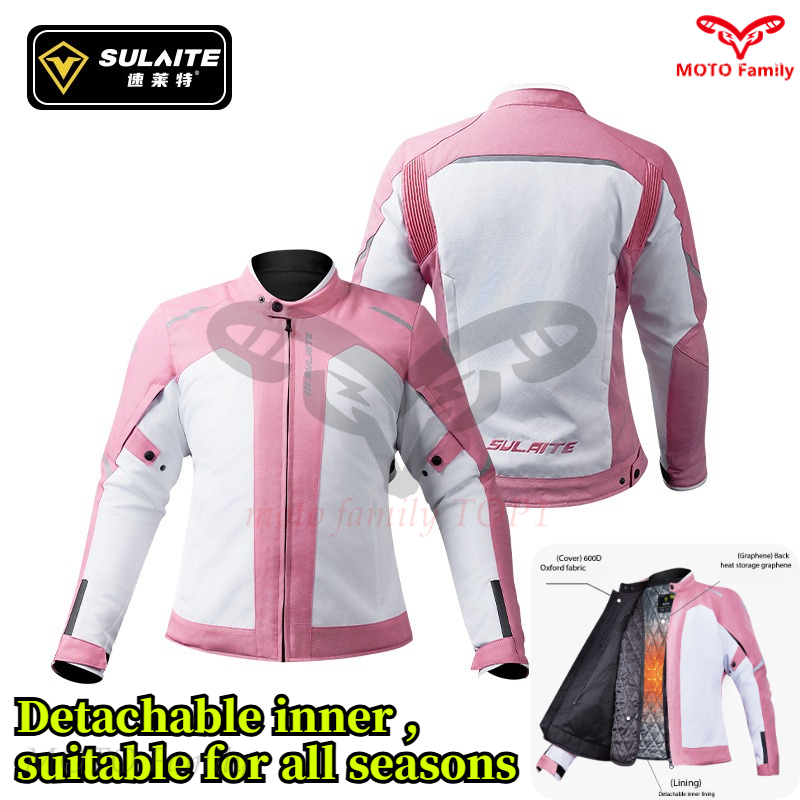 Cycling Commute Jacket - オートバイサイクリングスーツ女性 4 シーズン冬通勤女性ライディングスーツサーマルレーシングスーツアンチドロップジャケット騎士装備