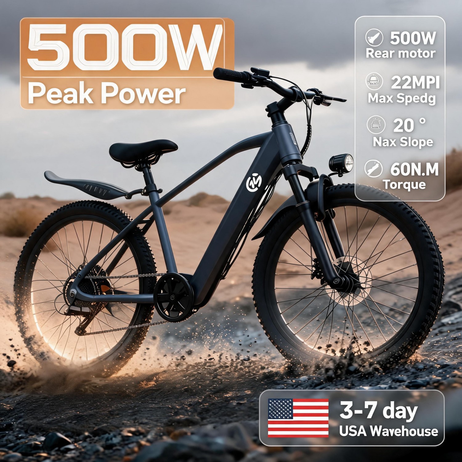 Cycling For Commute - サイバーマンデー電動自転車、全地形対応電動自転車、競技グレードオフロード通勤用電動自転車、サイクリングエキスパートが最適化したパワーシステムとペダルアシスト搭載、高級仕様、無料ロックツールセット付き、豪華なホリデーギフト