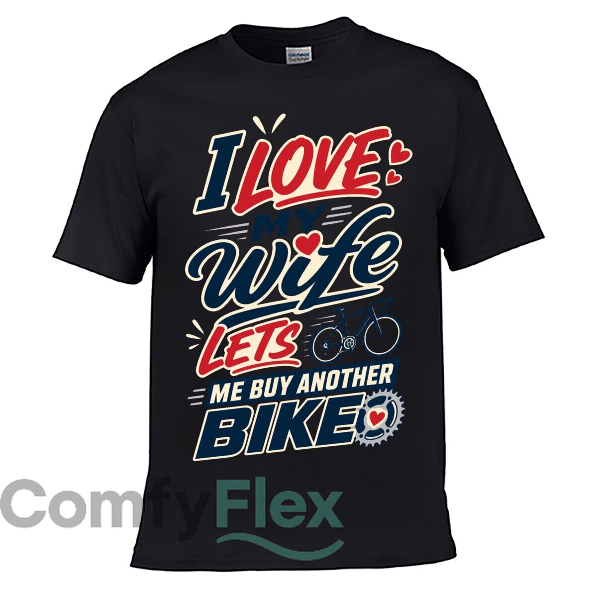 Cycling Quote - 面白いサイクリング妻への承認の言葉半袖Tシャツ