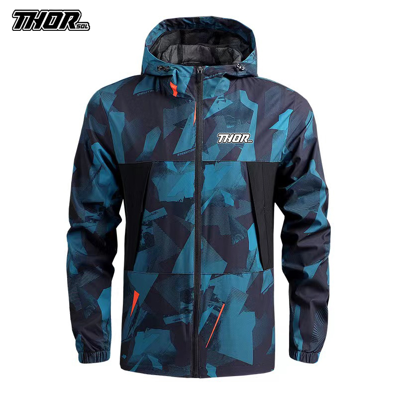 Cycling Commuter Jacket - Thorsol-男性用の防風サイクリングジャケット,マウンテンバイクやアウトドア用の衣類