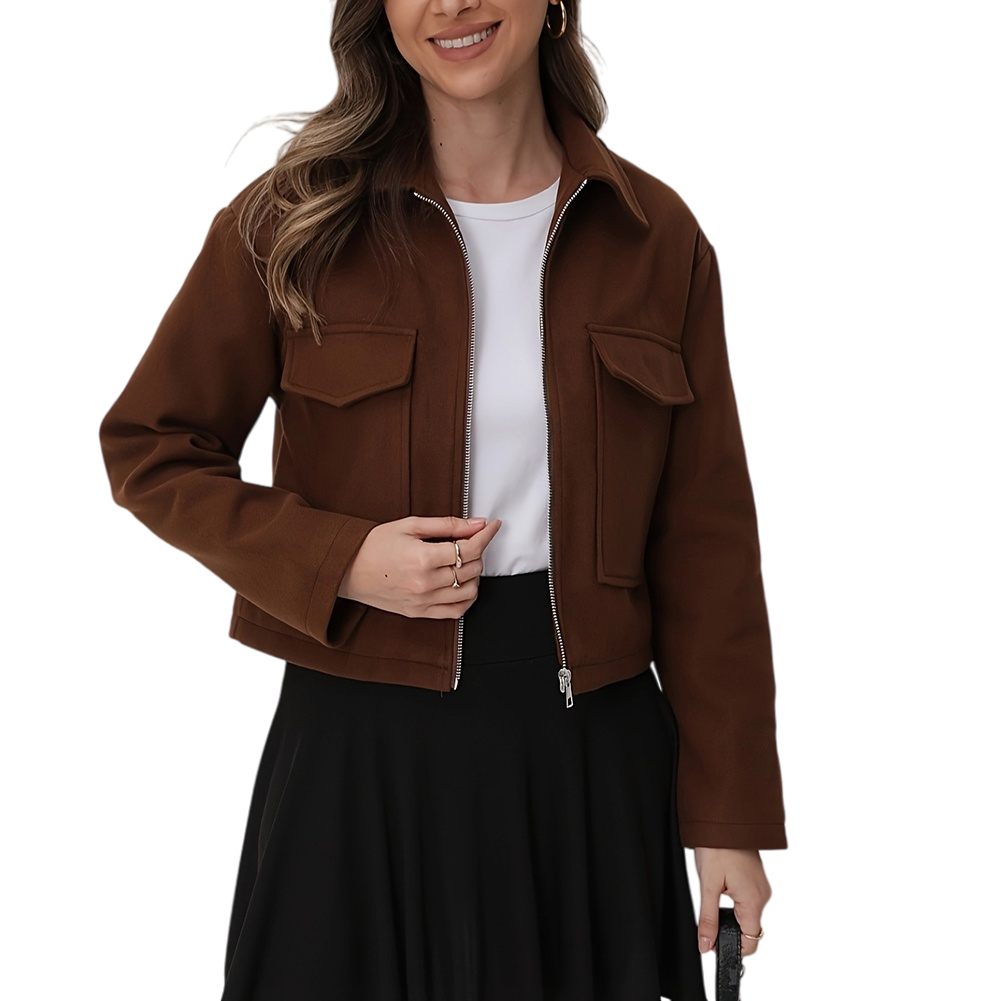 Cycling Commute Jacket - ポリエステル製レディース長袖ジップフロントジャケット、サイクリング、フィットネス、アウトドア通勤などアクティブなライフスタイルに最適