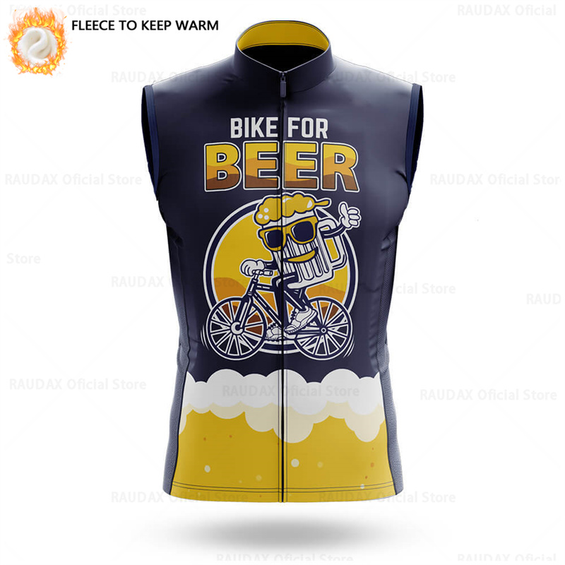 Reflective Vest Cycling - サーマルフリースサイクリングベスト,防風,ノースリーブジャケット,マウンテンバイク,冬