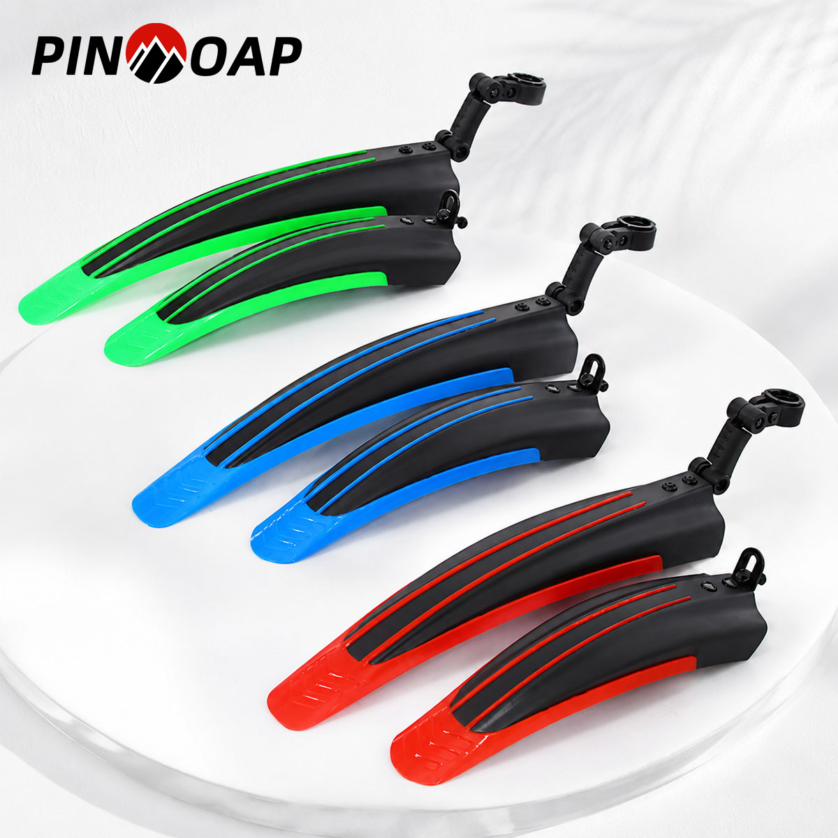 Cycling Commute In Rain - PINMOAP Mtb ロードバイクフェンダー自転車マッドガードフロントリアタイヤスプラッシュガードフィットマウンテンコミューターサイクリング雨泥保護