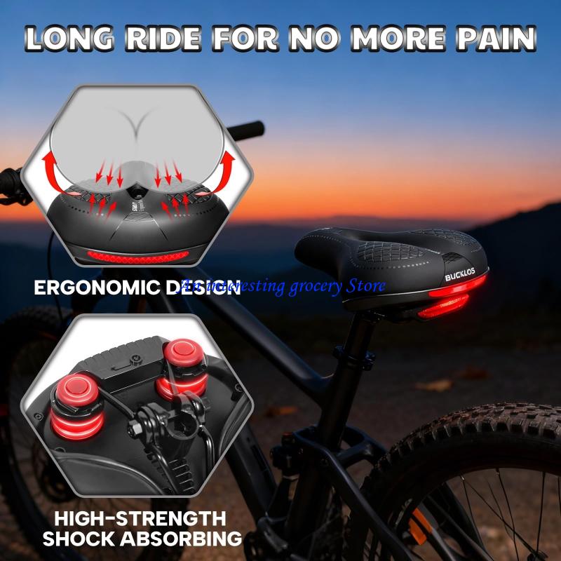 Cycling Commute Training - 652D 耐久性マウンテンバイクシートクッション多用途バイクシートクッション