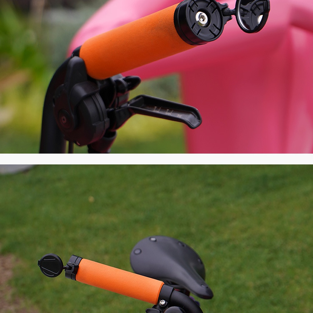 自転車ハンドルバーミラー HD アクリル凸面鏡調整可能な安全 - Cycling Commute Gear のレビューと価格