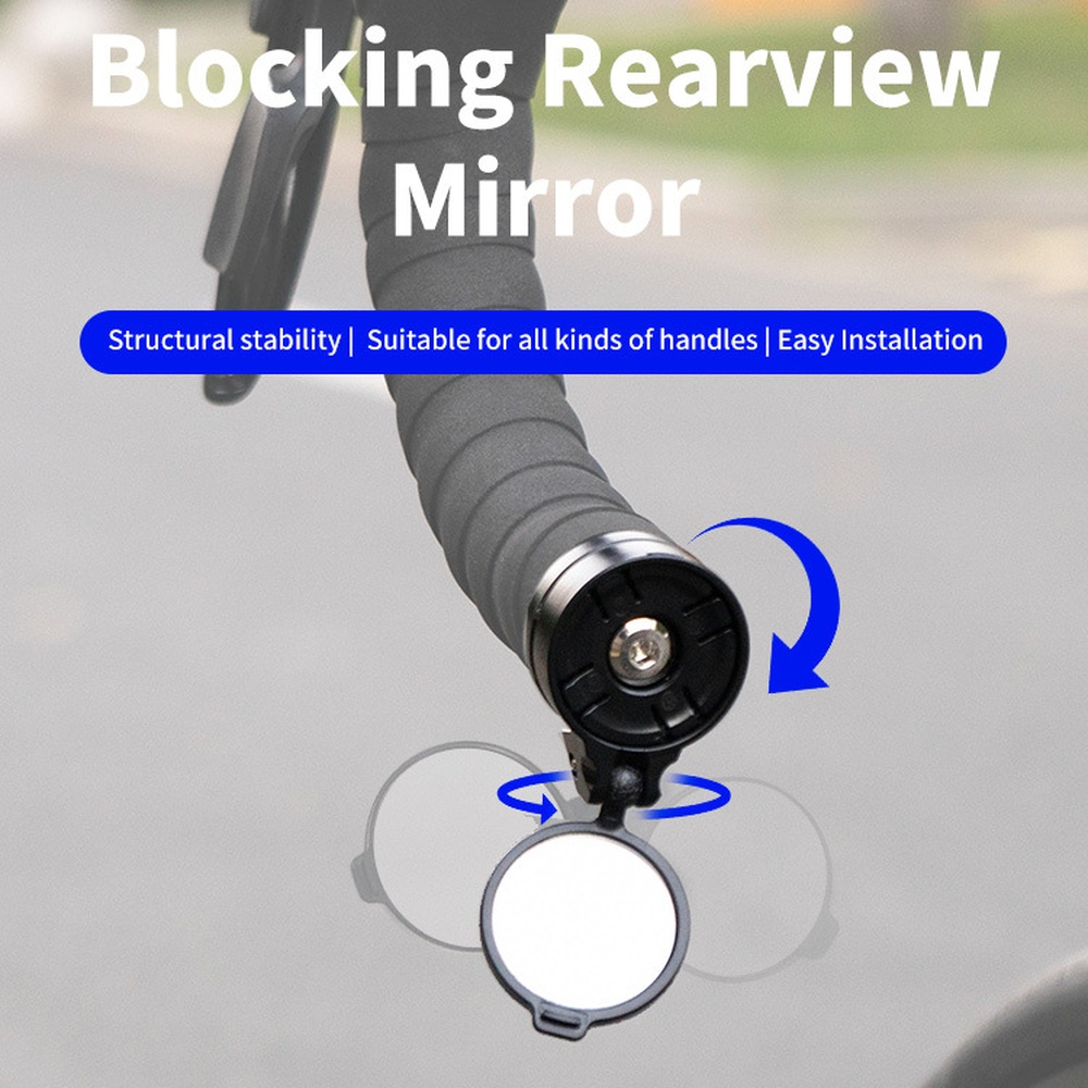 自転車ハンドルバーミラー HD アクリル凸面鏡調整可能な安全 - Cycling Commute Gear のレビューと価格