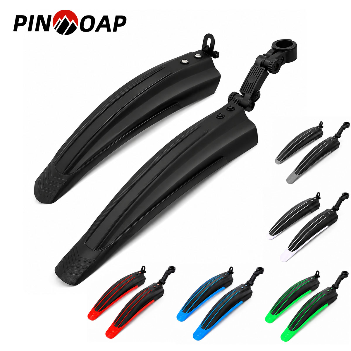 PINMOAP 2 個自転車マッドガードセットバイクフェンダ - Cycling Commute In Rain のレビューと価格