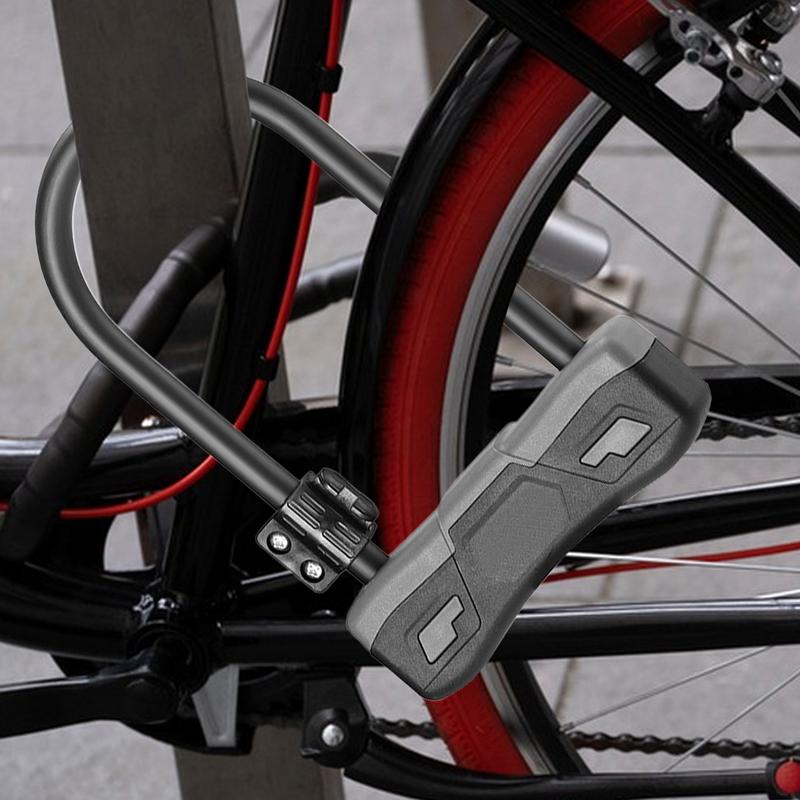 オートバイロックバイクロックヘビーデューティ盗難防止サイクリ - Cycling For Commute のレビューと価格
