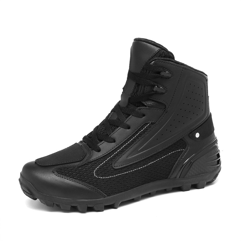 オートバイ防水通勤ブーツオフロードラリーオートバイシューズオ - Cycling Shoes For Commute のレビューと価格