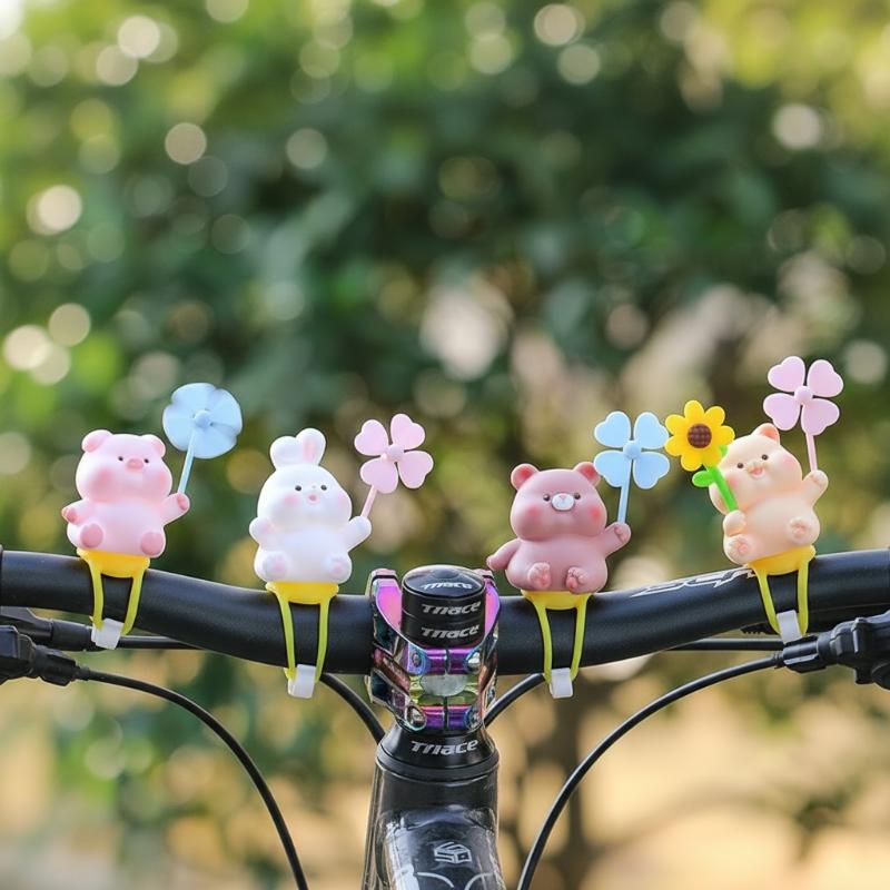 自転車ハンドルバー装飾品 面白い耐久性のあるPVC装飾品 子 - Cycling For Commute のレビューと価格
