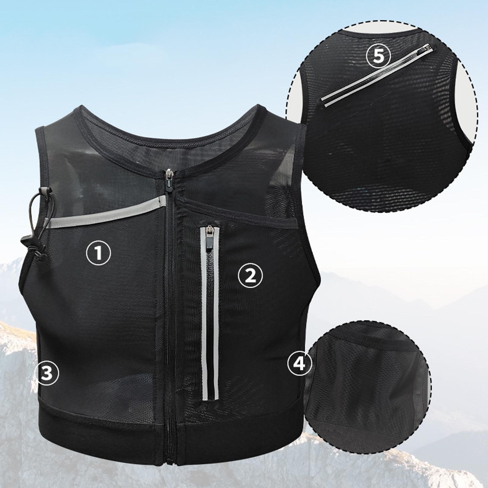 ランニングベストバッグ チェストパック 反射材付きスポーツバ - Reflective Vest Cycling のレビューと価格