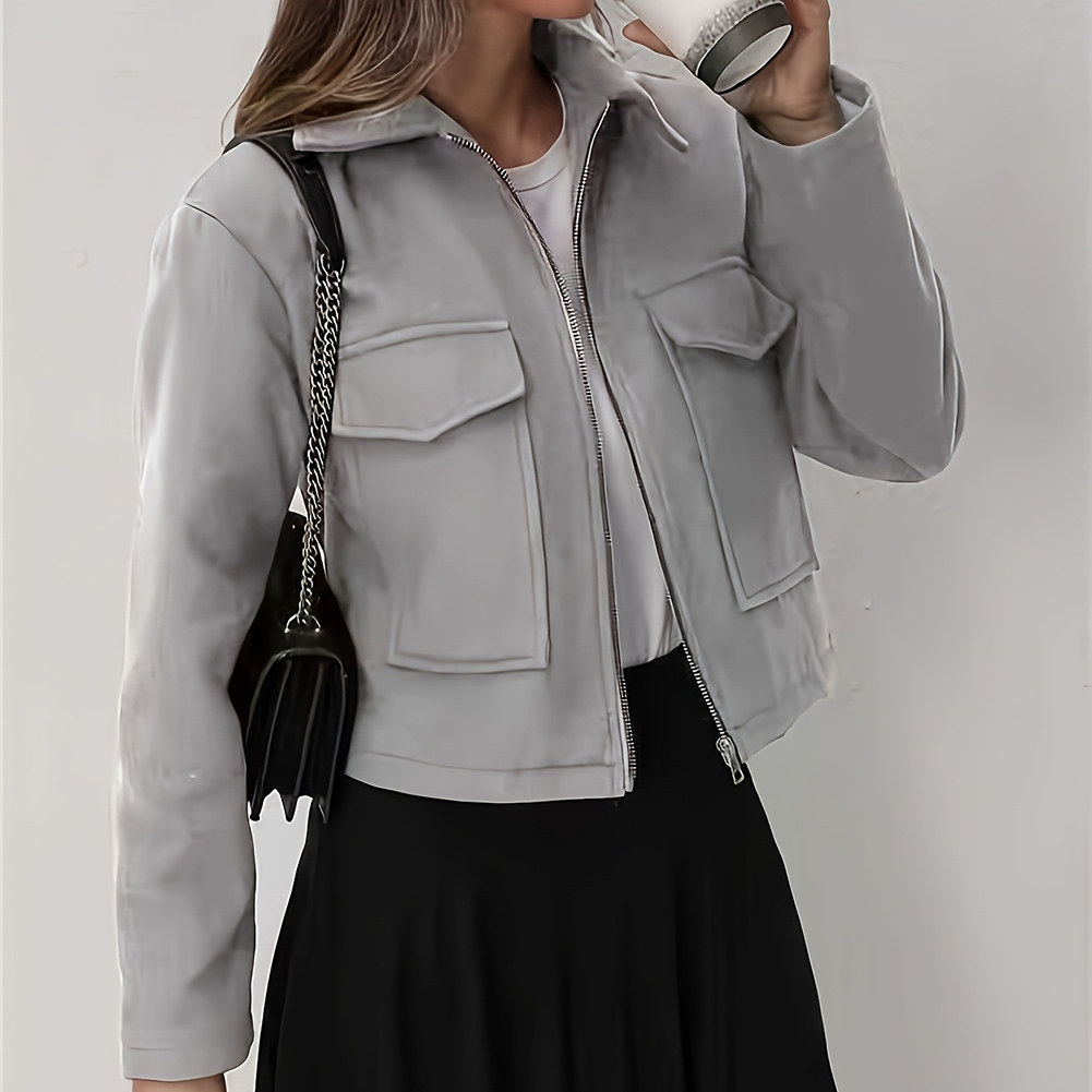 ポリエステル製レディース長袖ジップフロントジャケット、サイク - Cycling Commute Jacket のレビューと価格