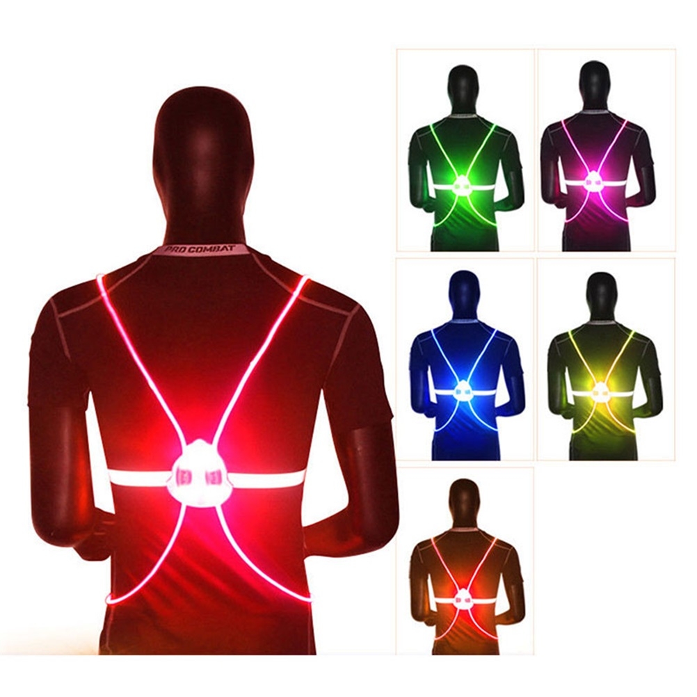 屋外360度反射LEDフラッシュドライビングベスト高視認性夜 - Reflective Vest Cycling のレビューと価格