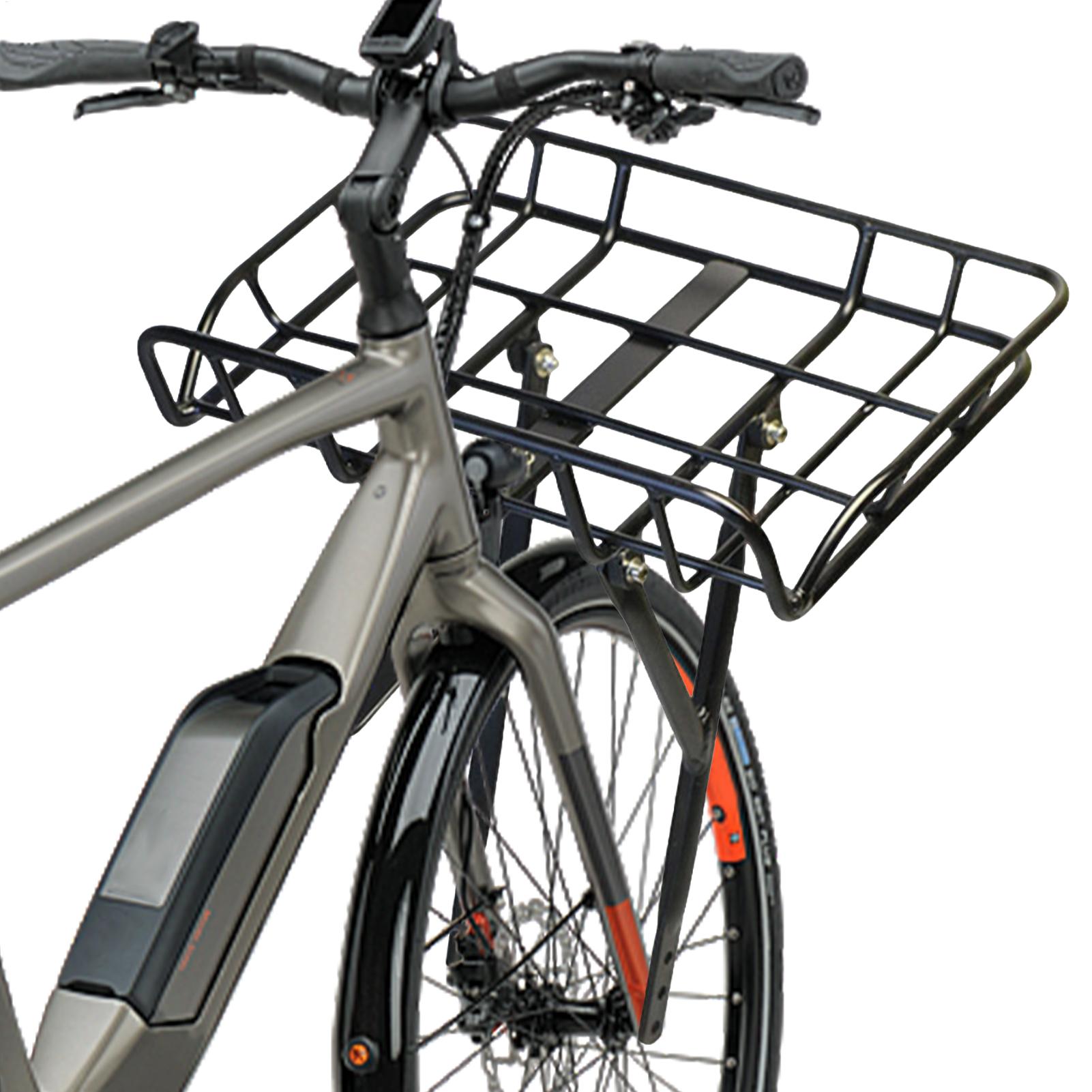 クイックリリース式フロントバイクバスケット 大容量メタルカー - Cycling For Commute のレビューと価格