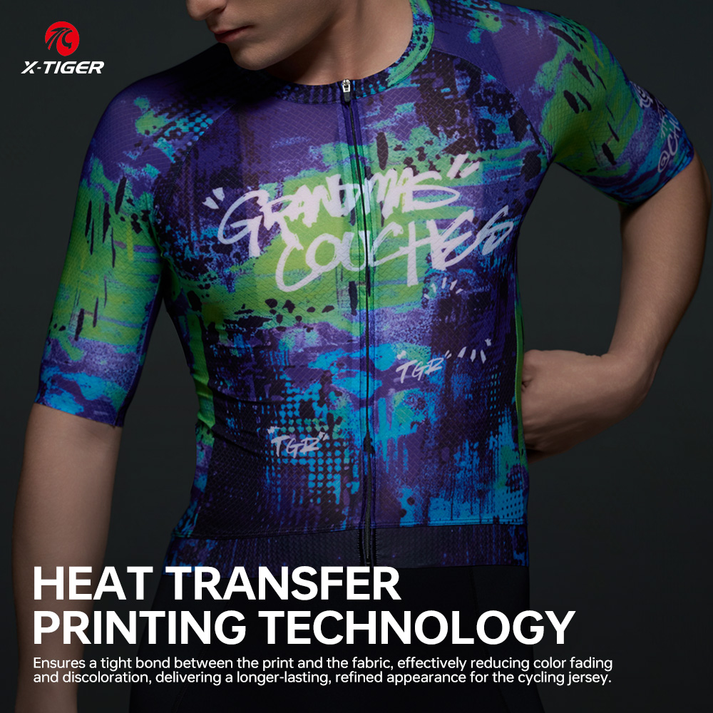 X-TIGER 半袖サイクリングジャージ メンズ スリムフィ - Cycling Commute Clothes のレビューと価格