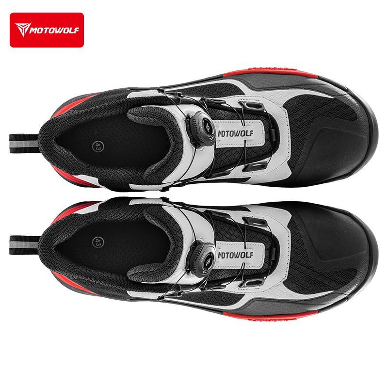メンズサイクリングシューズ防水レザーレーシングブーツ四季通勤 - Cycling Shoes For Commute のレビューと価格