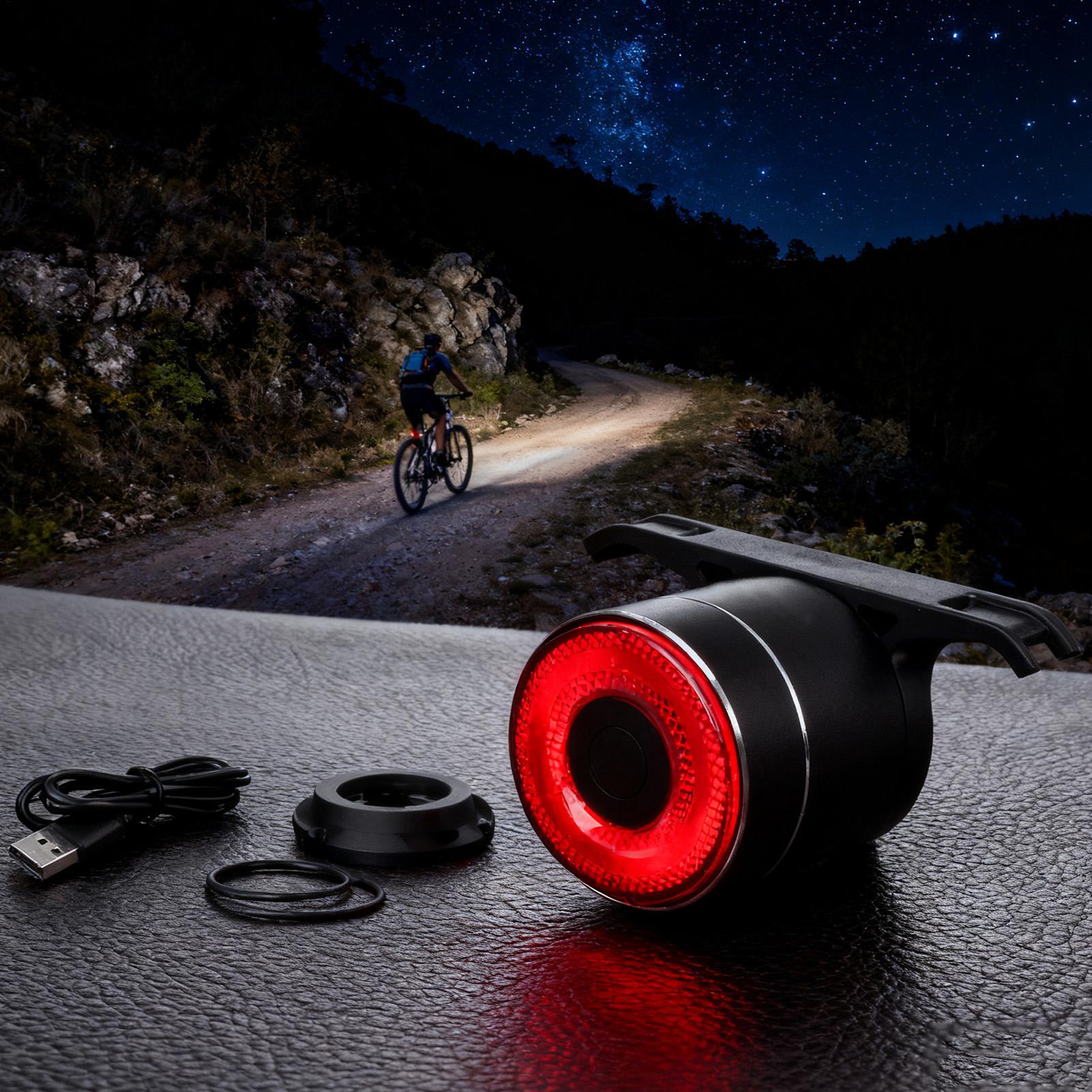 自転車リアライト スマートバイクテールセンシングライト サイ - Cycling For Commute のレビューと価格