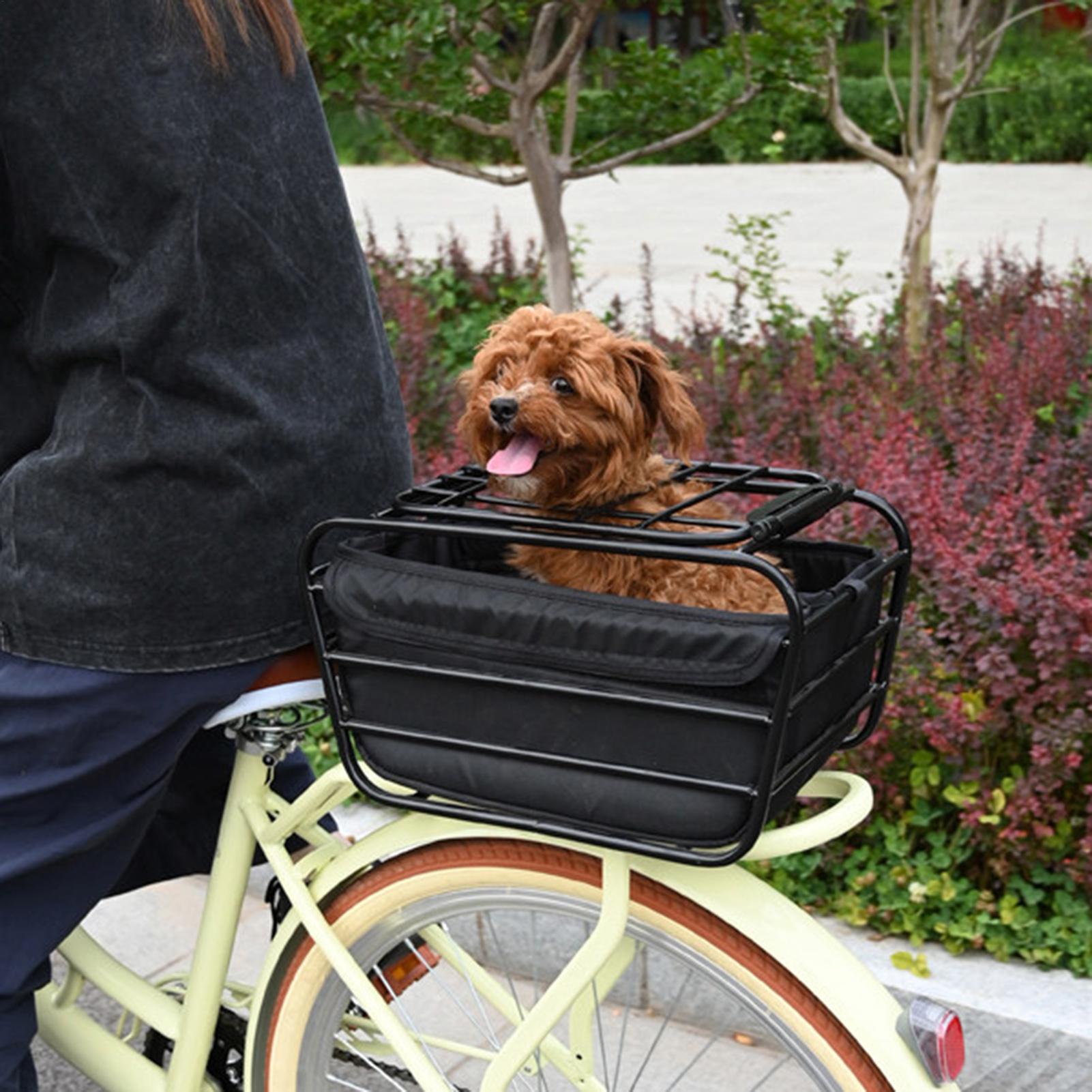 自転車リアバスケット、頑丈な自転車用リアオーガナイザー、ペッ - Cycling For Commute のレビューと価格