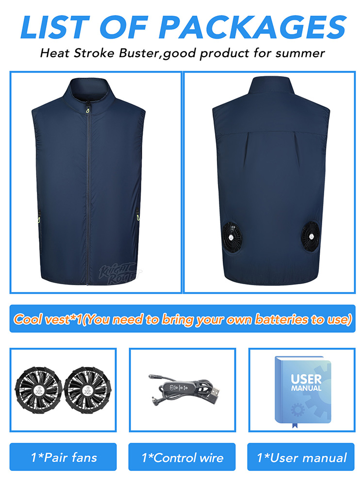 ファンベスト ウェアラブル冷却空調服 軽量ノースリーブ 毎日 - Cycling Commute Clothes のレビューと価格