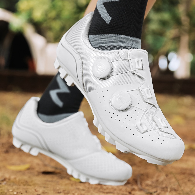 メンズロードマウンテンバイクライディングシューズ快適な四季通 - Cycling Shoes For Commute のレビューと価格