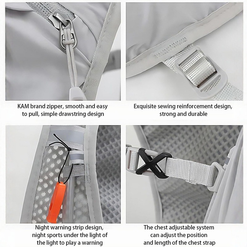 超軽量ハイドレーションベストバックパック トレイルランニング - Reflective Vest Cycling のレビューと価格