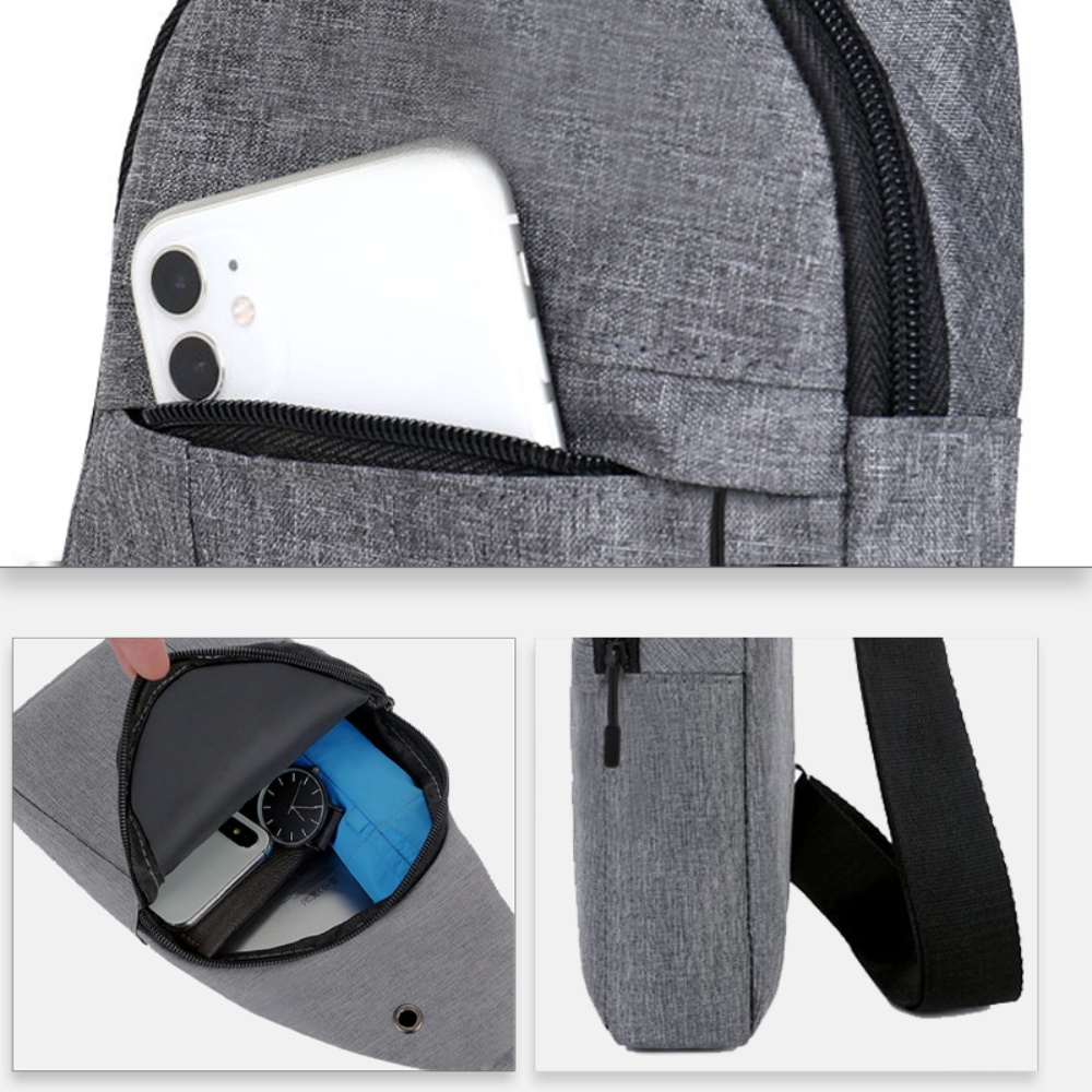 新しいクロスボディバッグシングルショルダーチェストバッグピュ - Cycling For Commute のレビューと価格